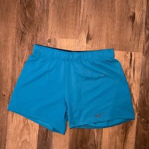 Nike Women's Teal Athletic Shorts, size Small